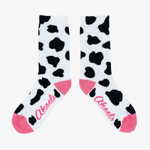 Youth Cow Print Socks