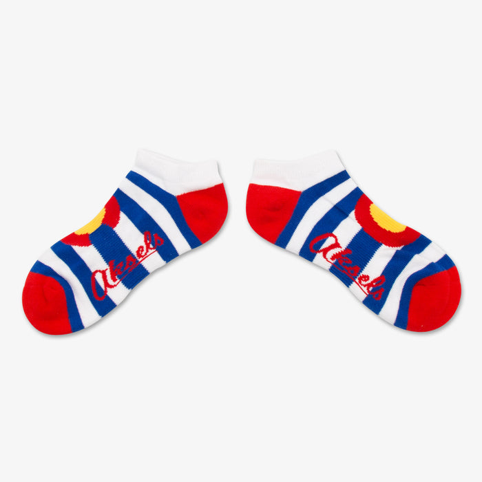 Aksels Striped Colorado Flag Ankle Socks