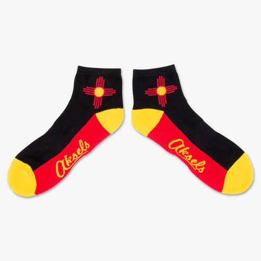 Aksels High New Mexico Flag Ankle Socks