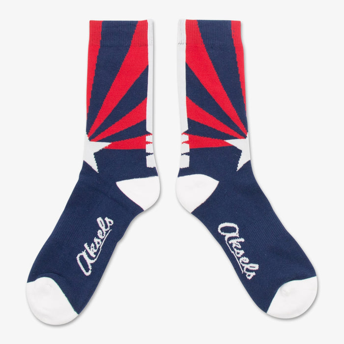 Arizona Flag Socks - Navy