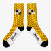 Aksels Honeycomb All Over Print Bee Socks
