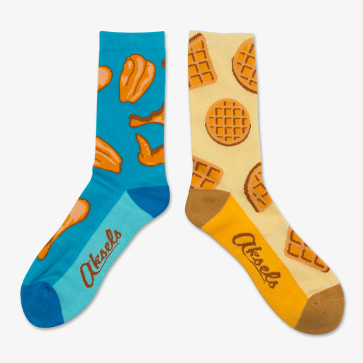 Aksels Split Pair Chicken and Waffle Socks