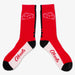 Aksels Cheesehead Socks - Red