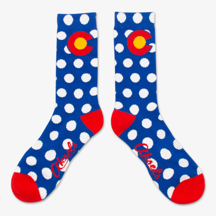 Aksels Colorado Flag Dots Socks