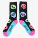 Aksels All Over Print Day Of The Dead Socks - Black