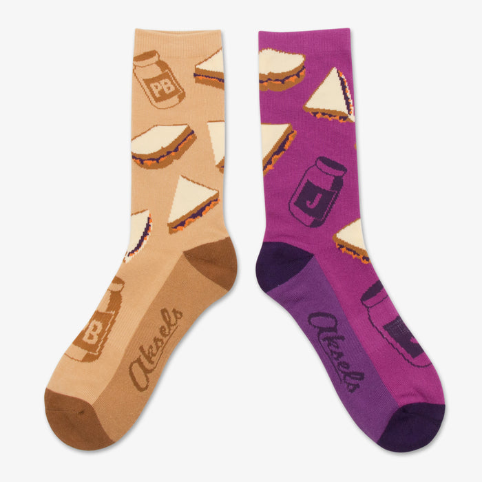 Aksels Split Pair Peanut Butter and Jelly Socks