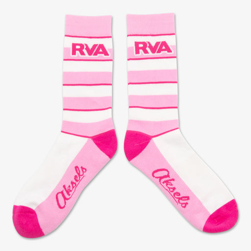 Aksels Striped RVA Socks - Pink