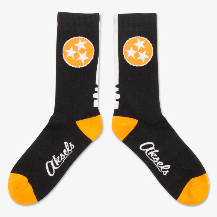 Aksels Tennessee Flag Socks - Black