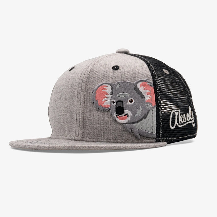 Kids Koala Bear Flatbill Snapback Hat