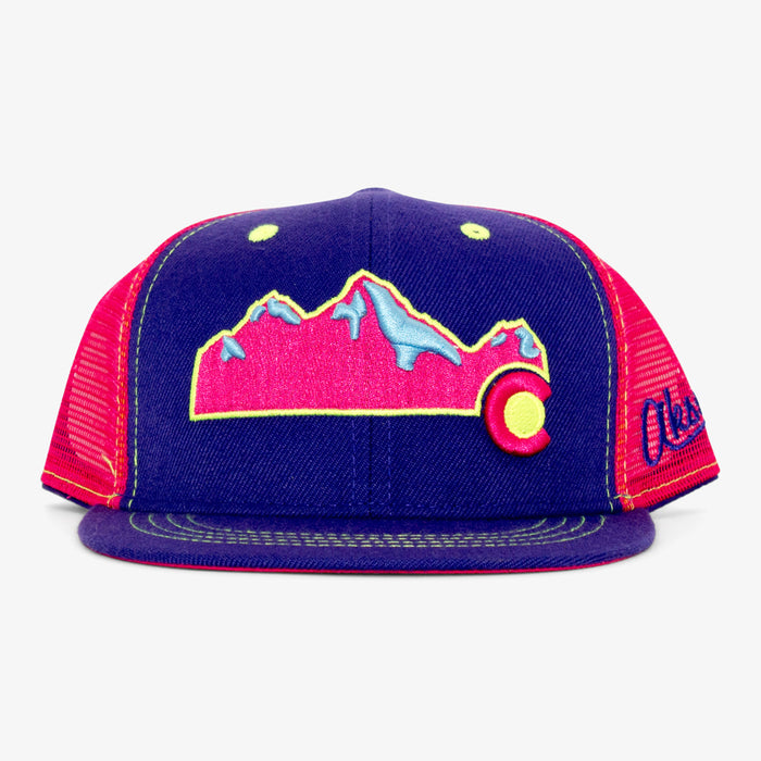 Aksels Youth Colorado Mountain Trucker Hat - Awesome