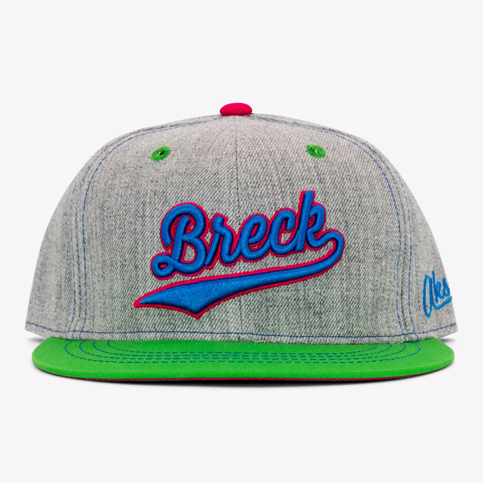 Aksels Cursive Breckenridge Snapback Hat