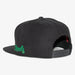 Aksels California Grizzly Snapback Hat - Black