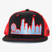 Aksels Chicago Skyline Trucker Hat - Black
