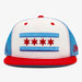 Aksels Chicago Flag Trucker Hat - White