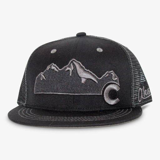 Aksels Colorado Mountain Trucker Hat - All Black