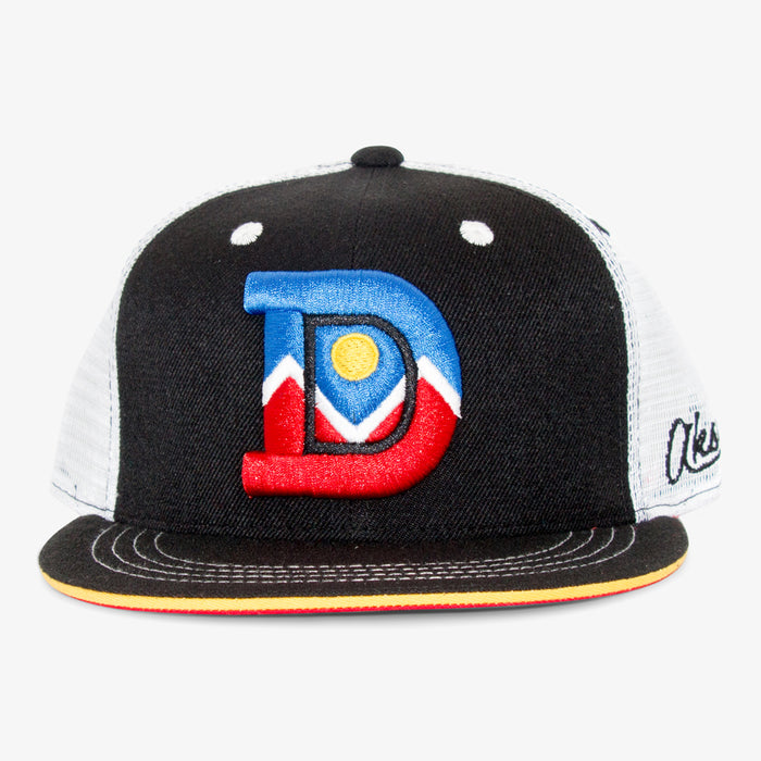 Aksels Denver D Trucker Hat - Black