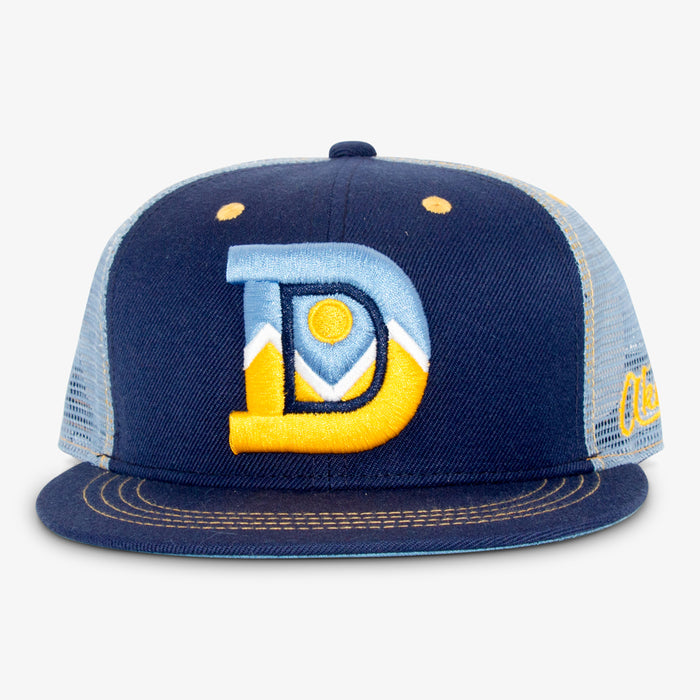 Aksels Denver D Trucker Hat - Navy
