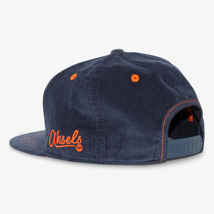 Aksels Cursive Denver Corduroy Snapback Hat
