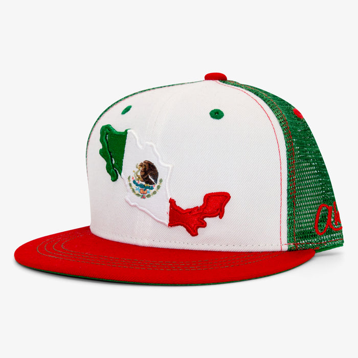 Aksels Mexican Flag Trucker Hat