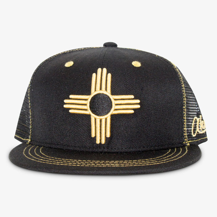 Aksels New Mexico Zia Trucker Hat - Gold