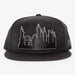 Aksels New York City Skyline Snapback Hat - All Black