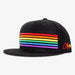 Aksels Pride Stripes Snapback Hat