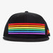 Aksels Pride Stripes Snapback Hat