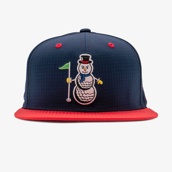 Snowman Ripstop Snapback Golf Hat