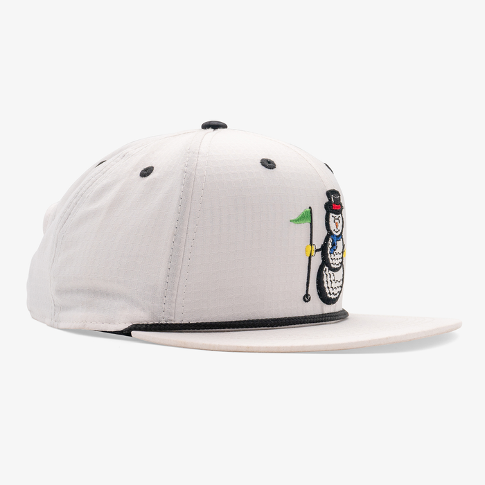 Snowman Ripstop Snapback Golf Hat