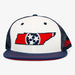 Aksels Tennessee Flag Trucker Hat - White