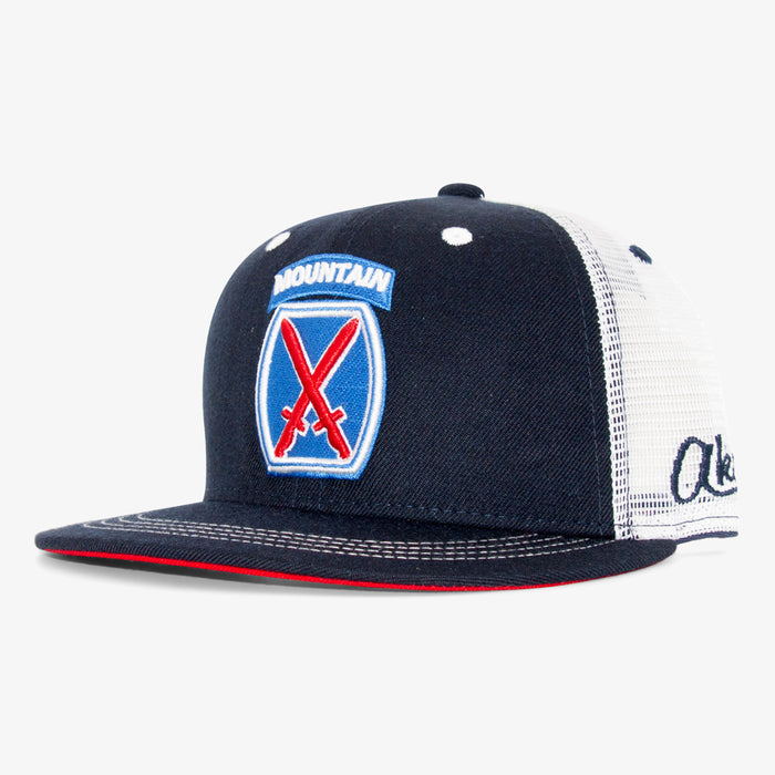 Aksels 10th Mountain Division Trucker Hat - Navy