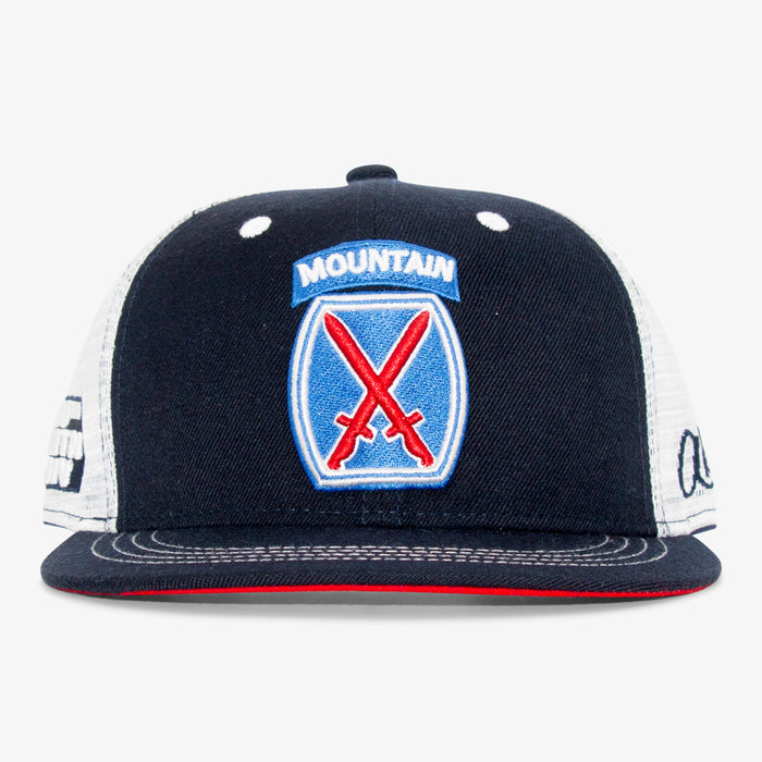 Aksels 10th Mountain Division Trucker Hat - Navy