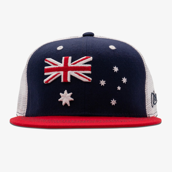 Australia Flag Flatbill Snapback Hat