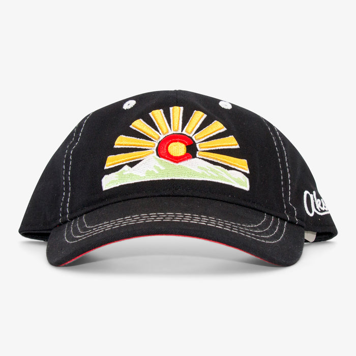 Aksels Colorado Sunset Dad Hat - Black