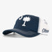 Aksels South Carolina Flag Unstructured Trucker Hat - Navy