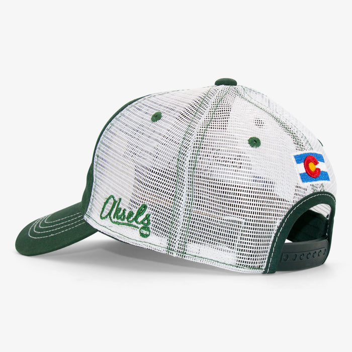 Aksels 10th Mountain Division Curved Trucker Hat - Green