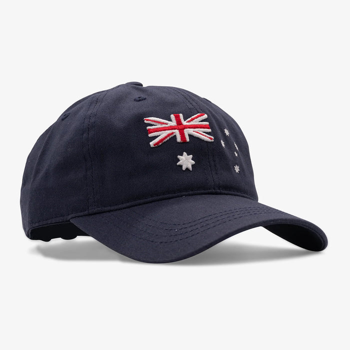 Australia Flag Curved Strapback Hat