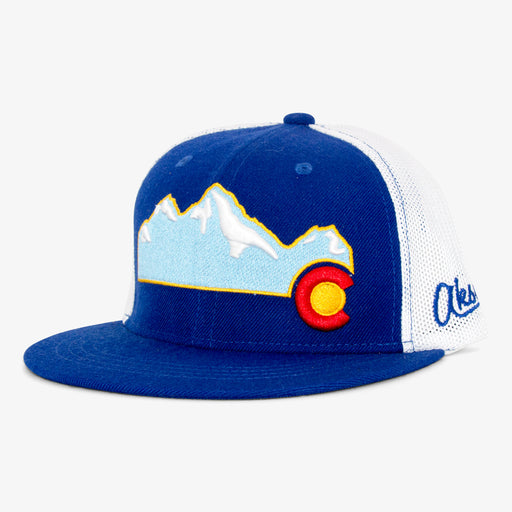 Aksels Colorado Mountain Full Flex Hat - Royal
