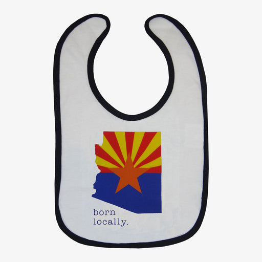 Born Locally Arizona Flag Bib - Royal