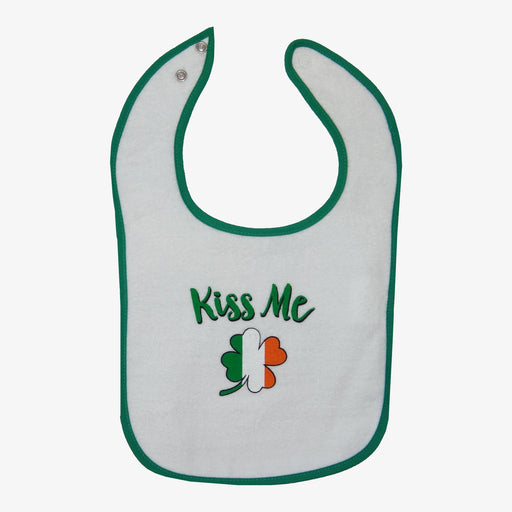 Kiss Me I'm Irish Bib - Green