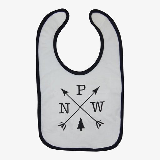 PNW Arrows Bib - White