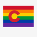 Aksels Colorado Flag Pride Sticker