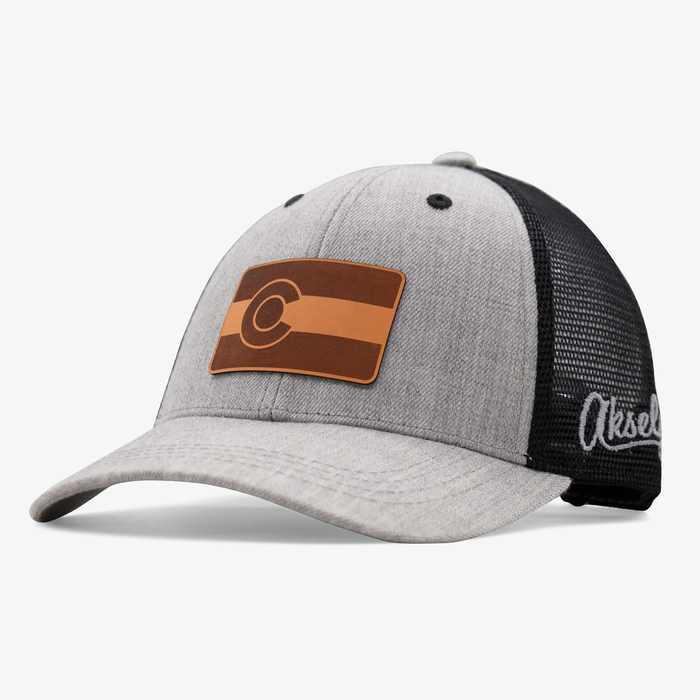 Aksels Laser Low Profile Colorado Flag Snapback Hat