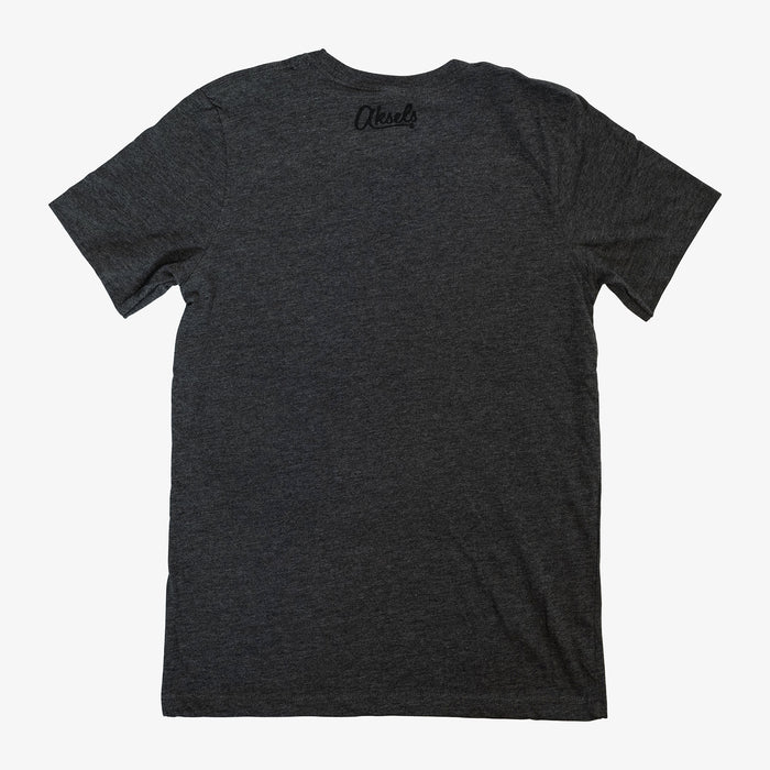 Aksels Gnome Skier T-Shirt - Charcoal
