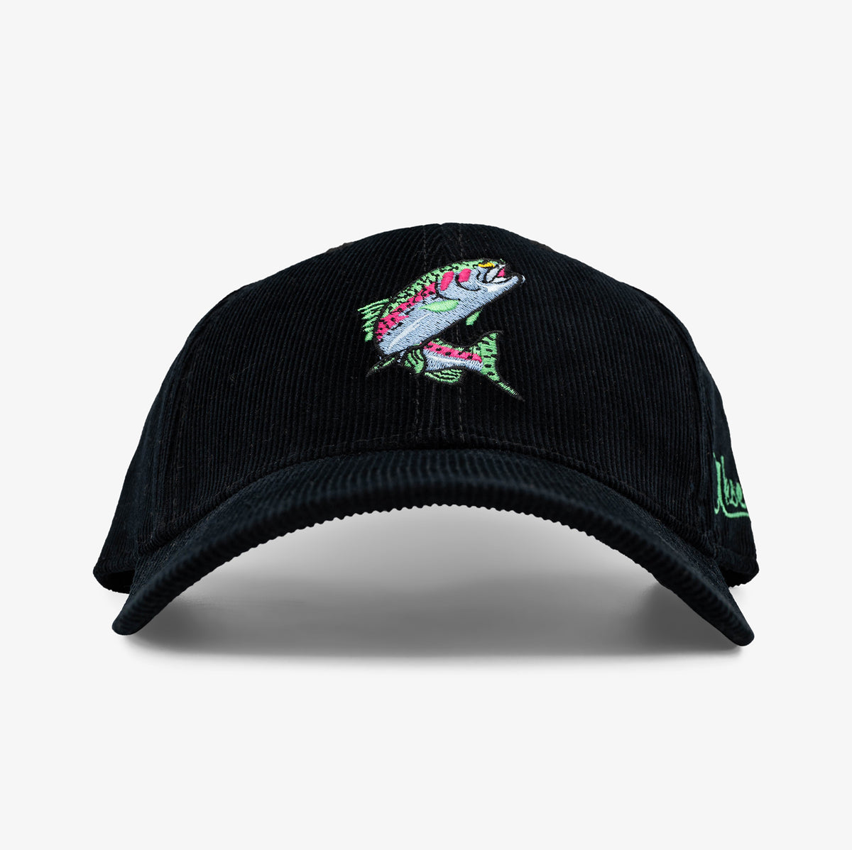 Aksels Low Pro Corduroy Trophy Trout Snapback Hat — Crafted in