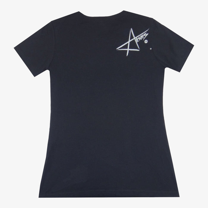 Aksels Women's California Grizzly Bear T-Shirt - Black