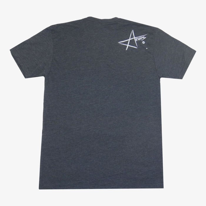 Aksels California Flag Grizzly Bear T-Shirt - Charcoal