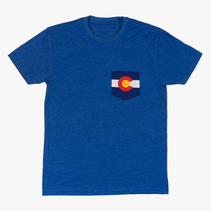Colorado Flag Pocket T-Shirt