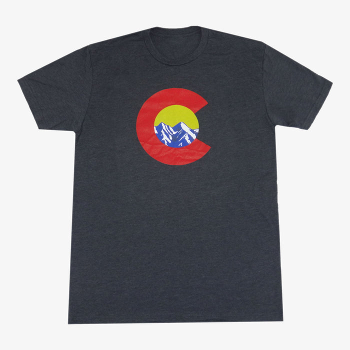 Colorado C Mountain T-Shirt - Charcoal