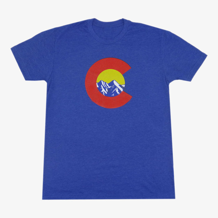 Colorado C Mountain T-Shirt - Royal